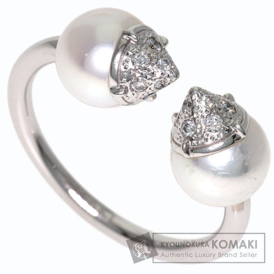 TASAKI Rebellion Signature Pearl Pearl Ring K18 White Gold Ladies [Used]