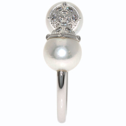 TASAKI Rebellion Signature Pearl Pearl Ring K18 White Gold Ladies [Used]