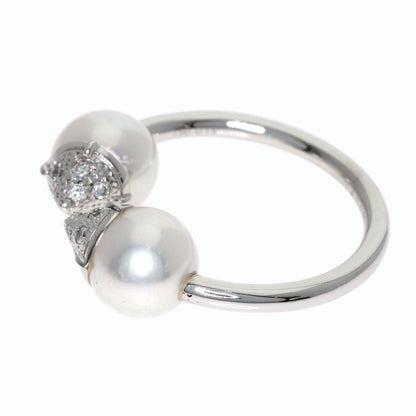 TASAKI Rebellion Signature Pearl Pearl Ring K18 White Gold Ladies [Used]