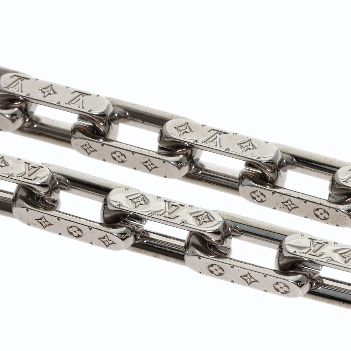 LOUIS VUITTON Chain Mongram M00307 Necklace Metal Ladies [Used]