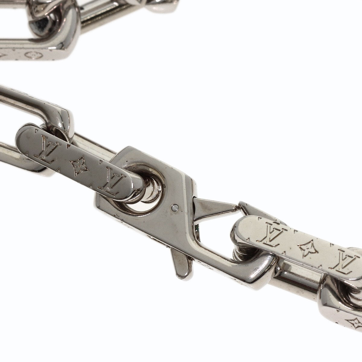 LOUIS VUITTON Chain Mongram M00307 Necklace Metal Ladies [Used]