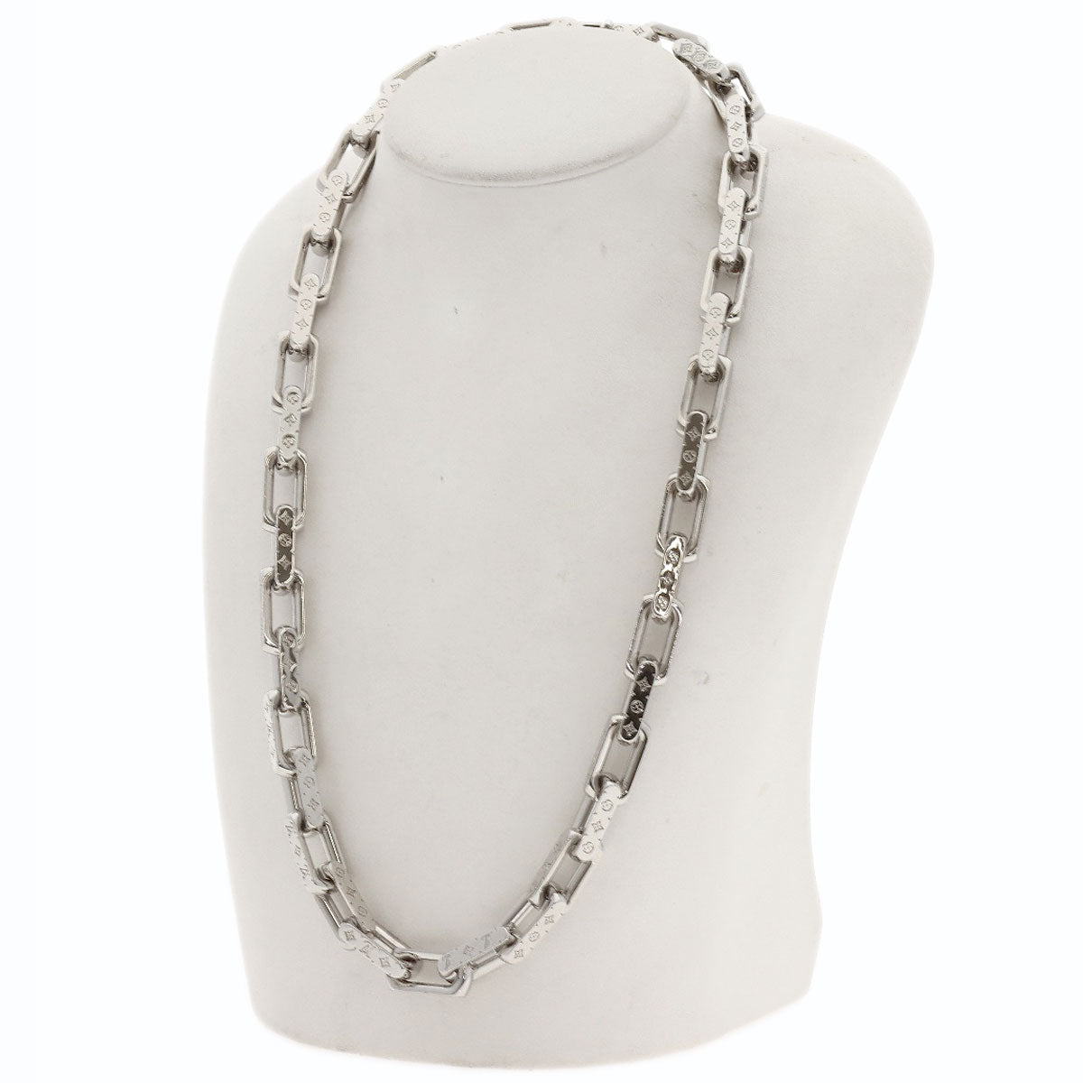 LOUIS VUITTON Chain Mongram M00307 Necklace Metal Ladies [Used]