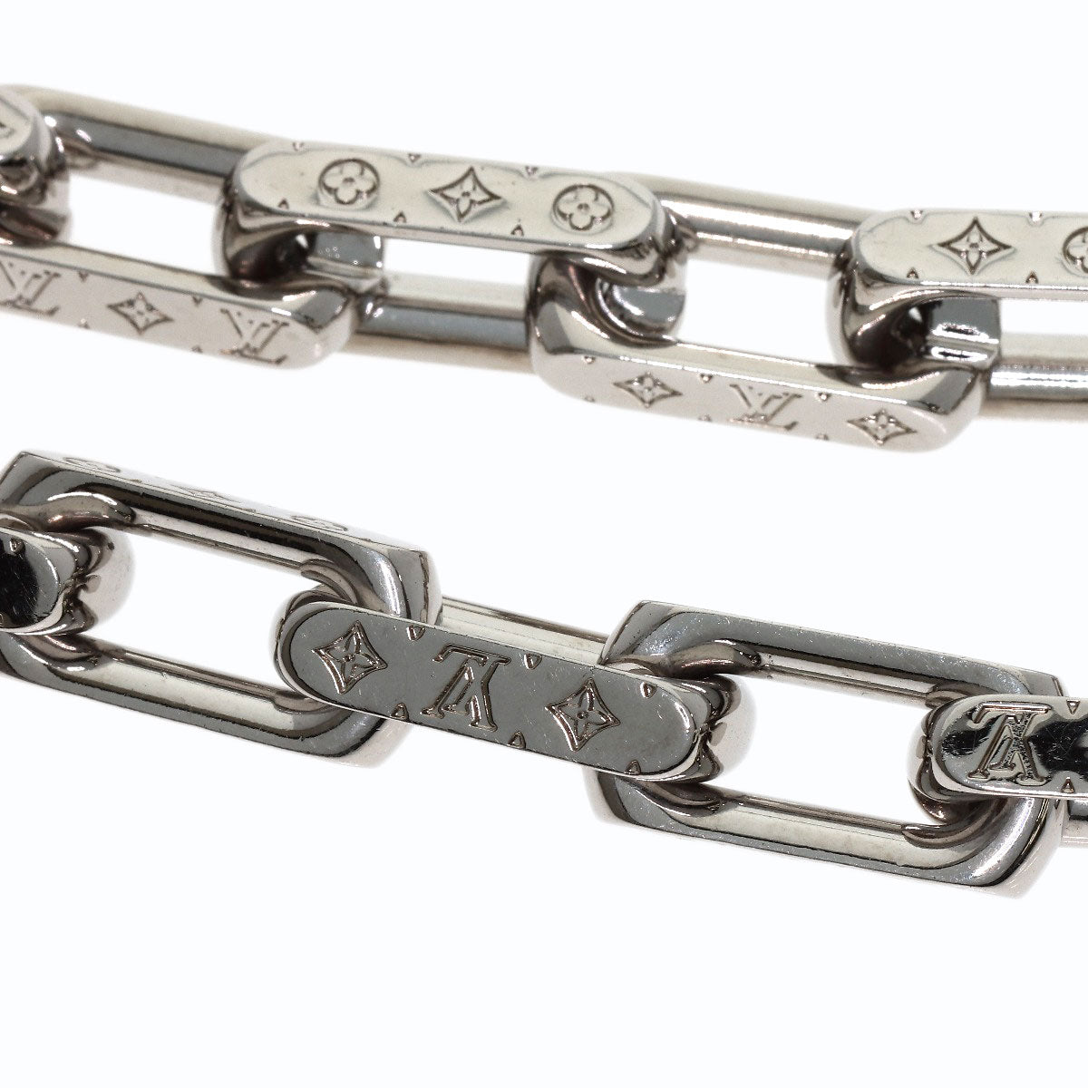 LOUIS VUITTON Chain Mongram M00307 Necklace Metal Ladies [Used]
