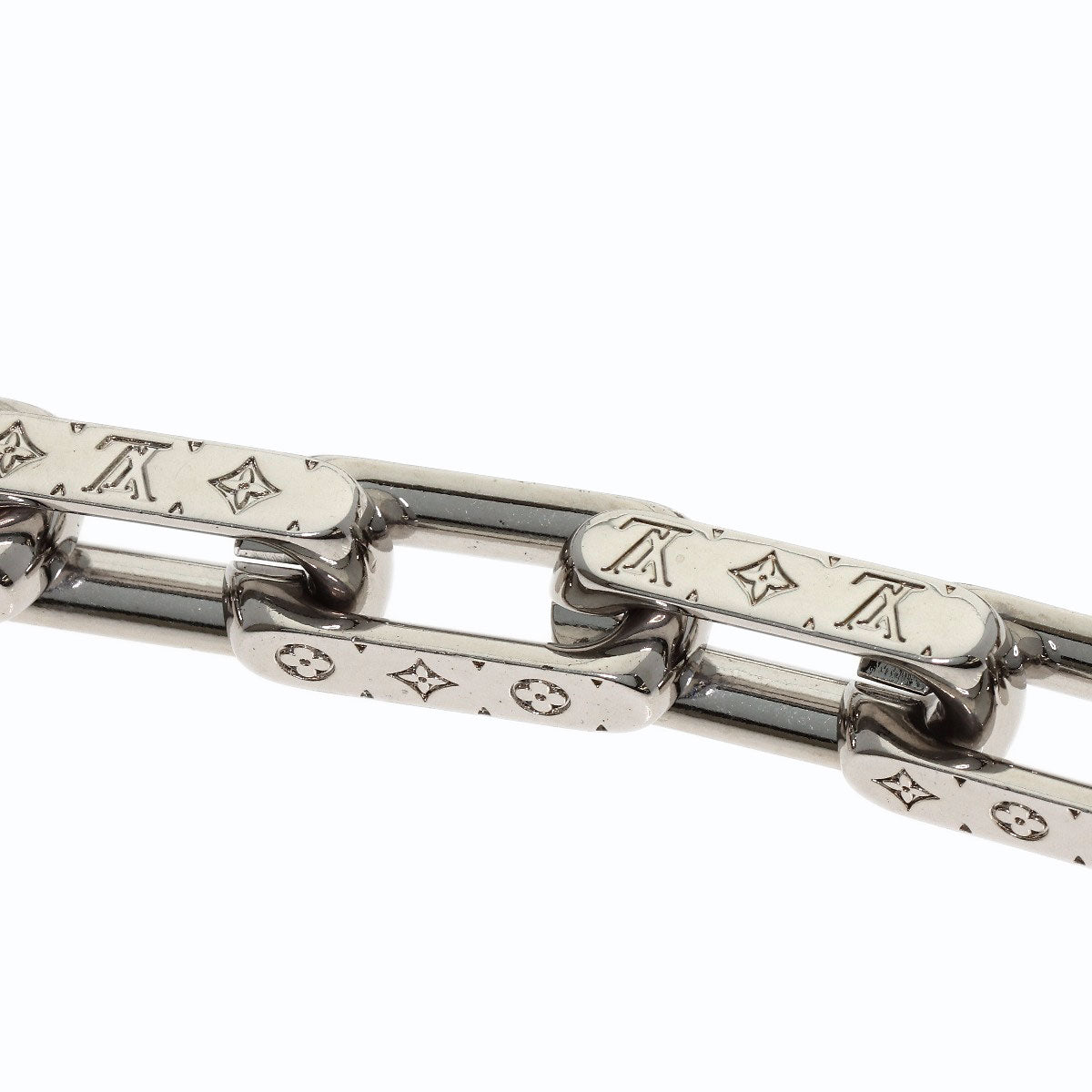 LOUIS VUITTON Chain Mongram M00307 Necklace Metal Ladies [Used]