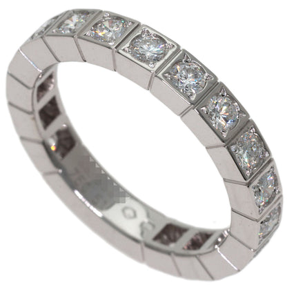 CARTIER Lanieres Full Diamond #51 Ring K18 White Gold Ladies [Used]