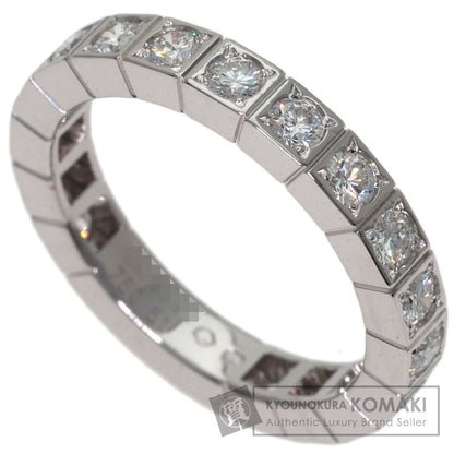 CARTIER Lanieres Full Diamond #51 Ring K18 White Gold Ladies [Used]