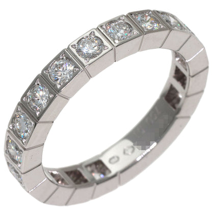 CARTIER Lanieres Full Diamond #51 Ring K18 White Gold Ladies [Used]