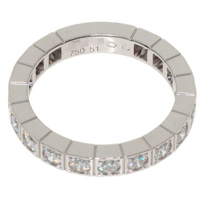 CARTIER Lanieres Full Diamond #51 Ring K18 White Gold Ladies [Used]