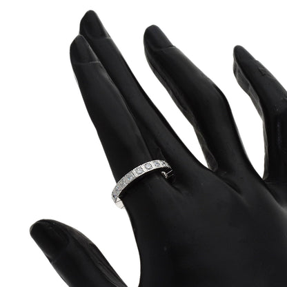 CARTIER Lanieres Full Diamond #51 Ring K18 White Gold Ladies [Used]