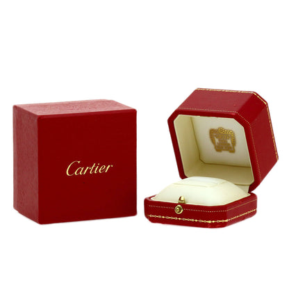 CARTIER Lanieres Full Diamond #51 Ring K18 White Gold Ladies [Used]