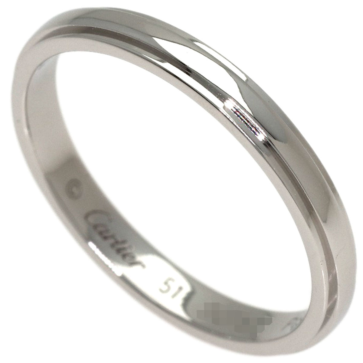 CARTIER Damour # 51 Ring Platinum PT950 Ladies [Used]