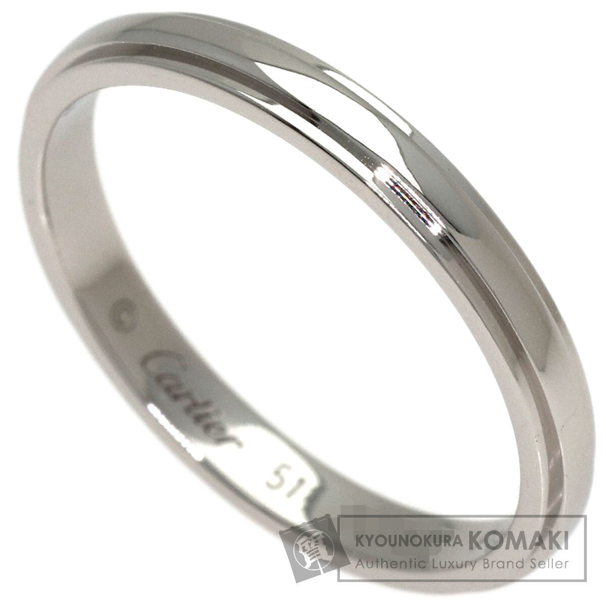 CARTIER Damour # 51 Ring Platinum PT950 Ladies [Used]