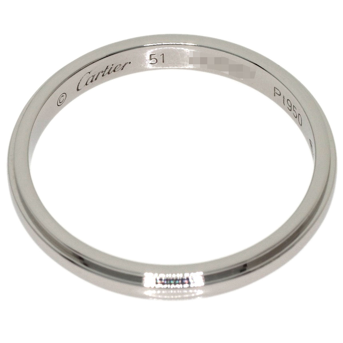 CARTIER Damour # 51 Ring Platinum PT950 Ladies [Used]