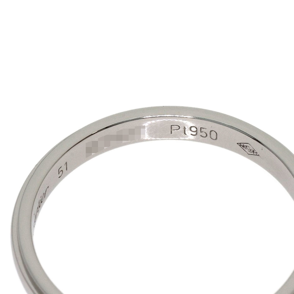 CARTIER Damour # 51 Ring Platinum PT950 Ladies [Used]