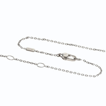 GUCCI Separate cloth Necklace K18 White Gold Ladies [Used]
