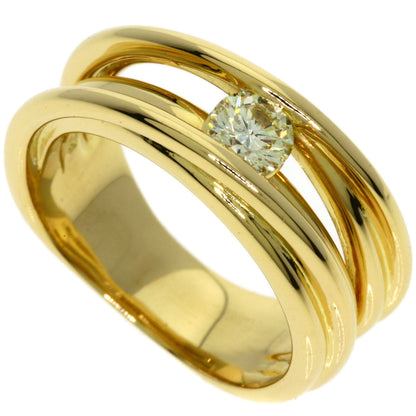TASAKI Diamond Ring K18 Yellow Gold Ladies [Used]