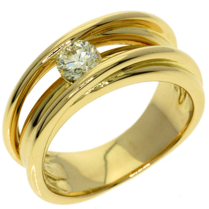 TASAKI Diamond Ring K18 Yellow Gold Ladies [Used]