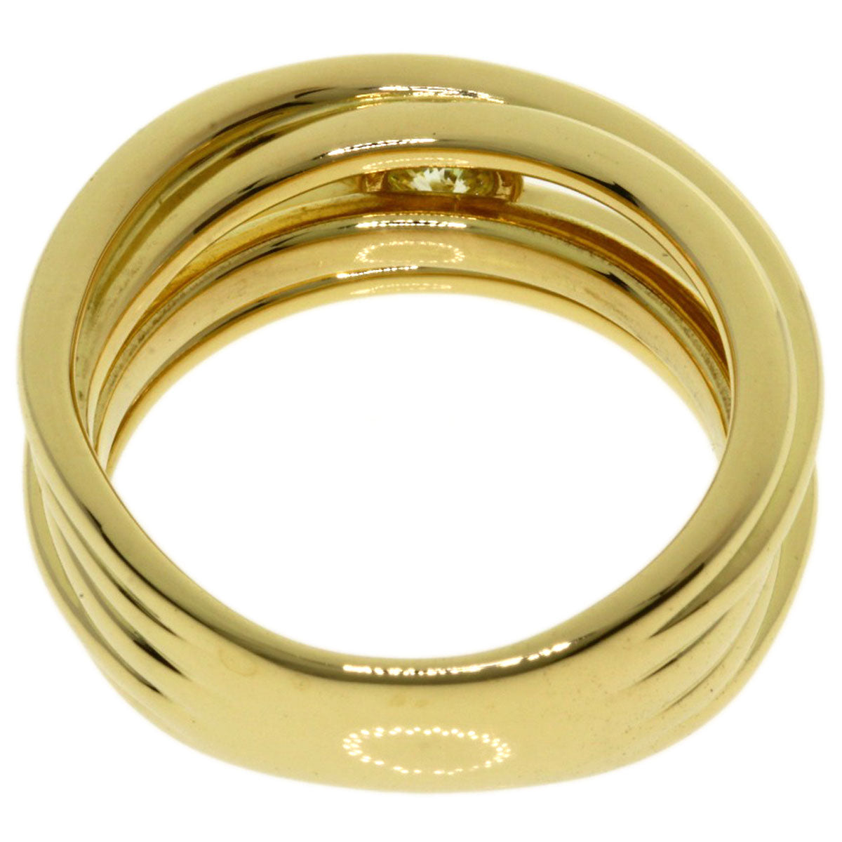 TASAKI Diamond Ring K18 Yellow Gold Ladies [Used]