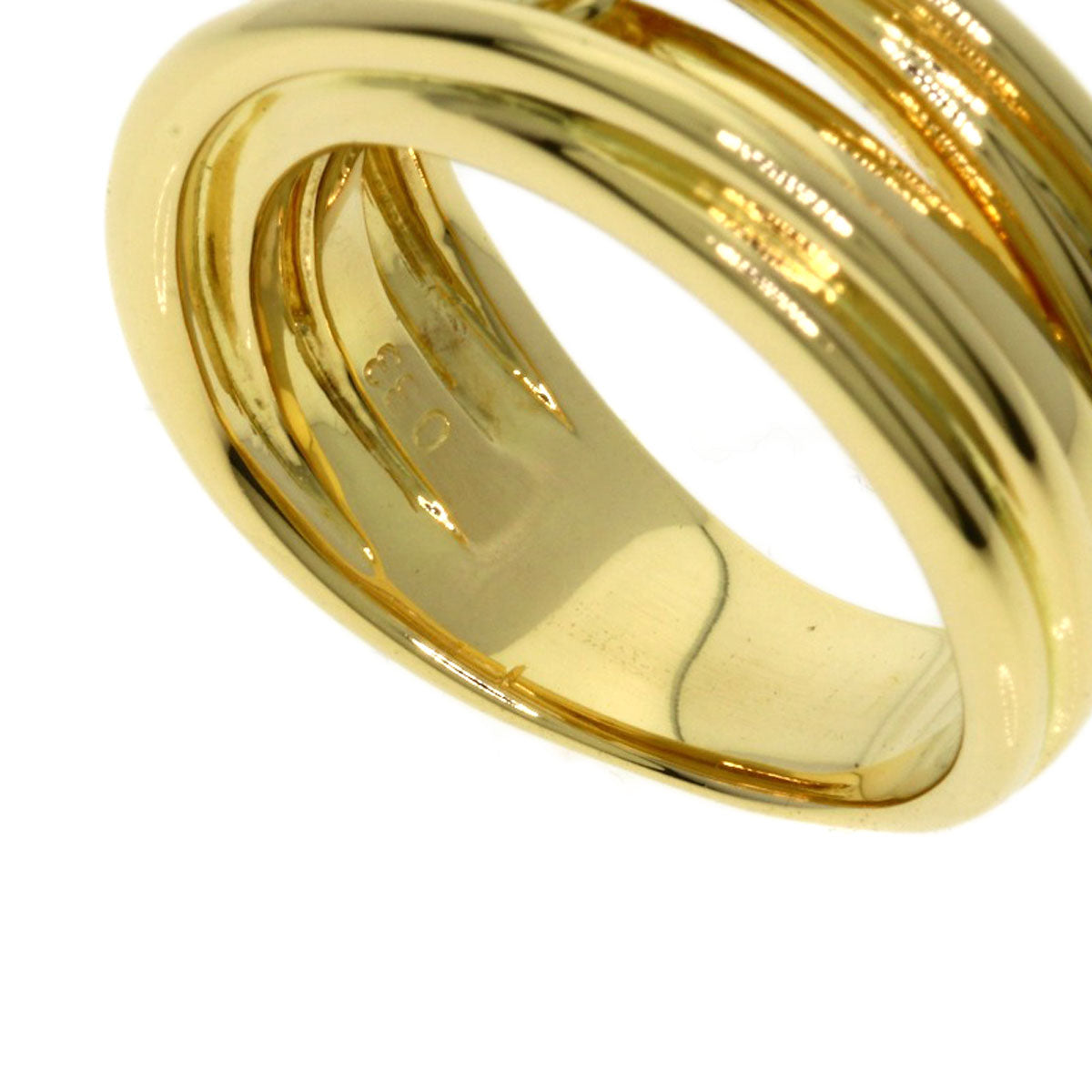 TASAKI Diamond Ring K18 Yellow Gold Ladies [Used]