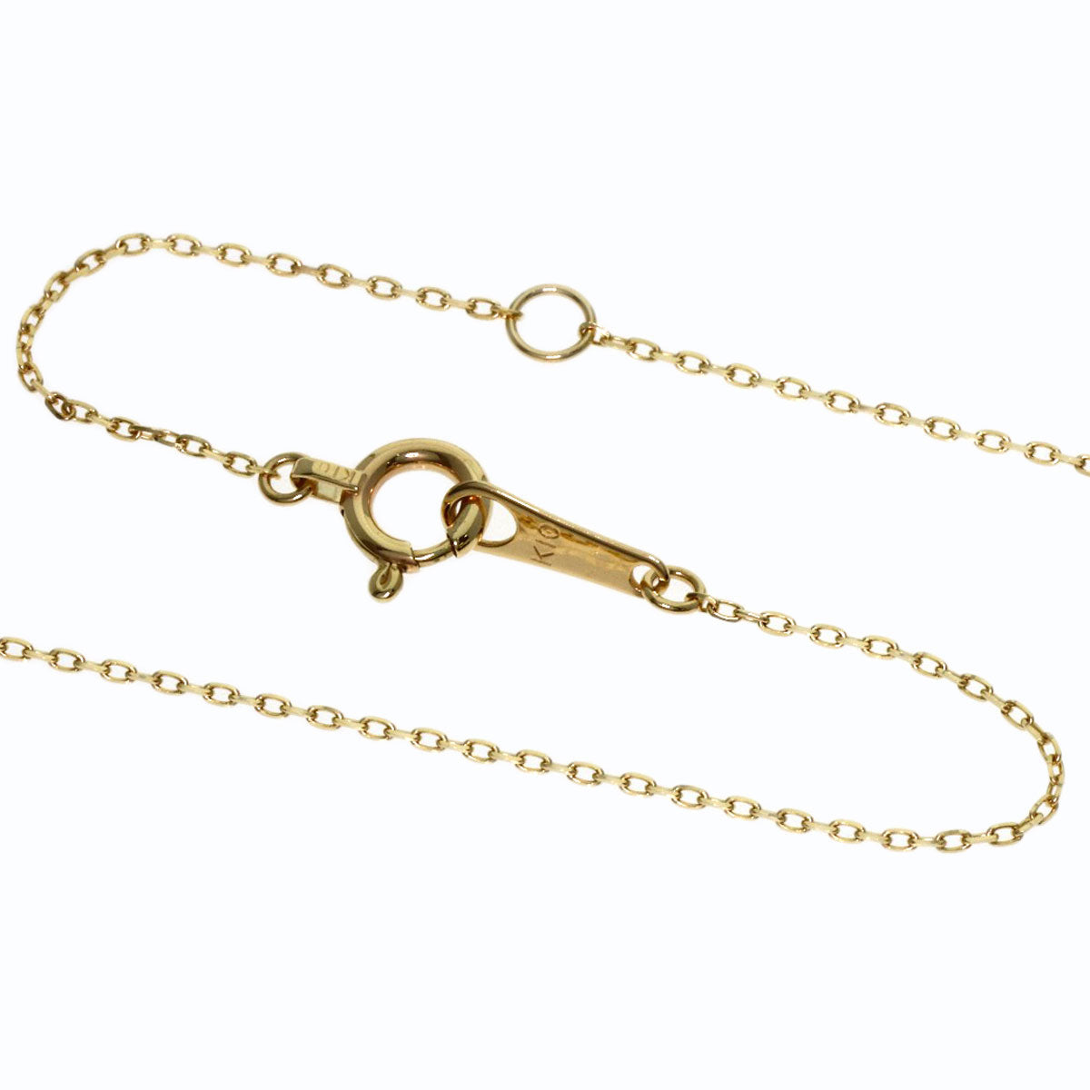 Ponte Vecchio Pearl Pearl Diamond Necklace K10 Yellow Gold Ladies [Used]