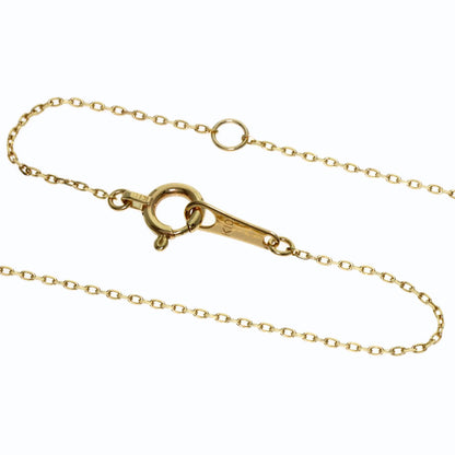 Ponte Vecchio Pearl Pearl Diamond Necklace K10 Yellow Gold Ladies [Used]