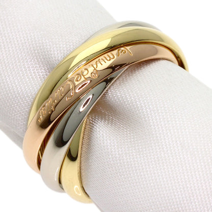 CARTIER Trinity 5-in-a-row #52 Ring K18 Yellow Gold 18K Pink GoldLadies [Used]