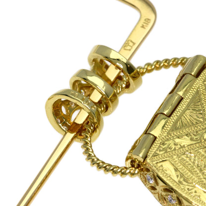 Atelier Ar Bag motif Diamond Brooch K18 Yellow Gold Ladies [Used]