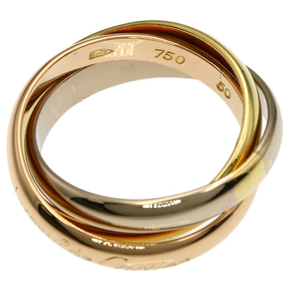 CARTIER Trinity Ring K18 Yellow Gold 18K Pink GoldLadies [Used]