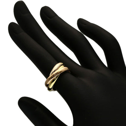 CARTIER Trinity Ring K18 Yellow Gold 18K Pink GoldLadies [Used]
