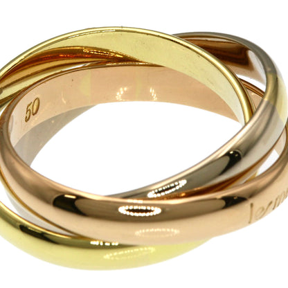 CARTIER Trinity Ring K18 Yellow Gold 18K Pink GoldLadies [Used]