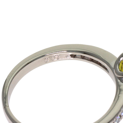 TASAKI Yellow Tourmaline Diamond Ring Platinum PT900 Ladies [Used]