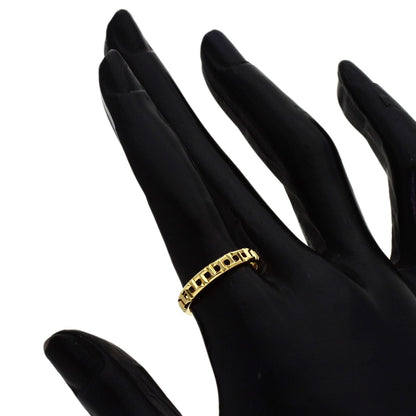 TIFFANY&Co. T True Narrow Ring K18 Yellow Gold Ladies [Used]