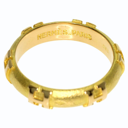 HERMES Fidelite Ring K18 Yellow Gold Ladies [Used]