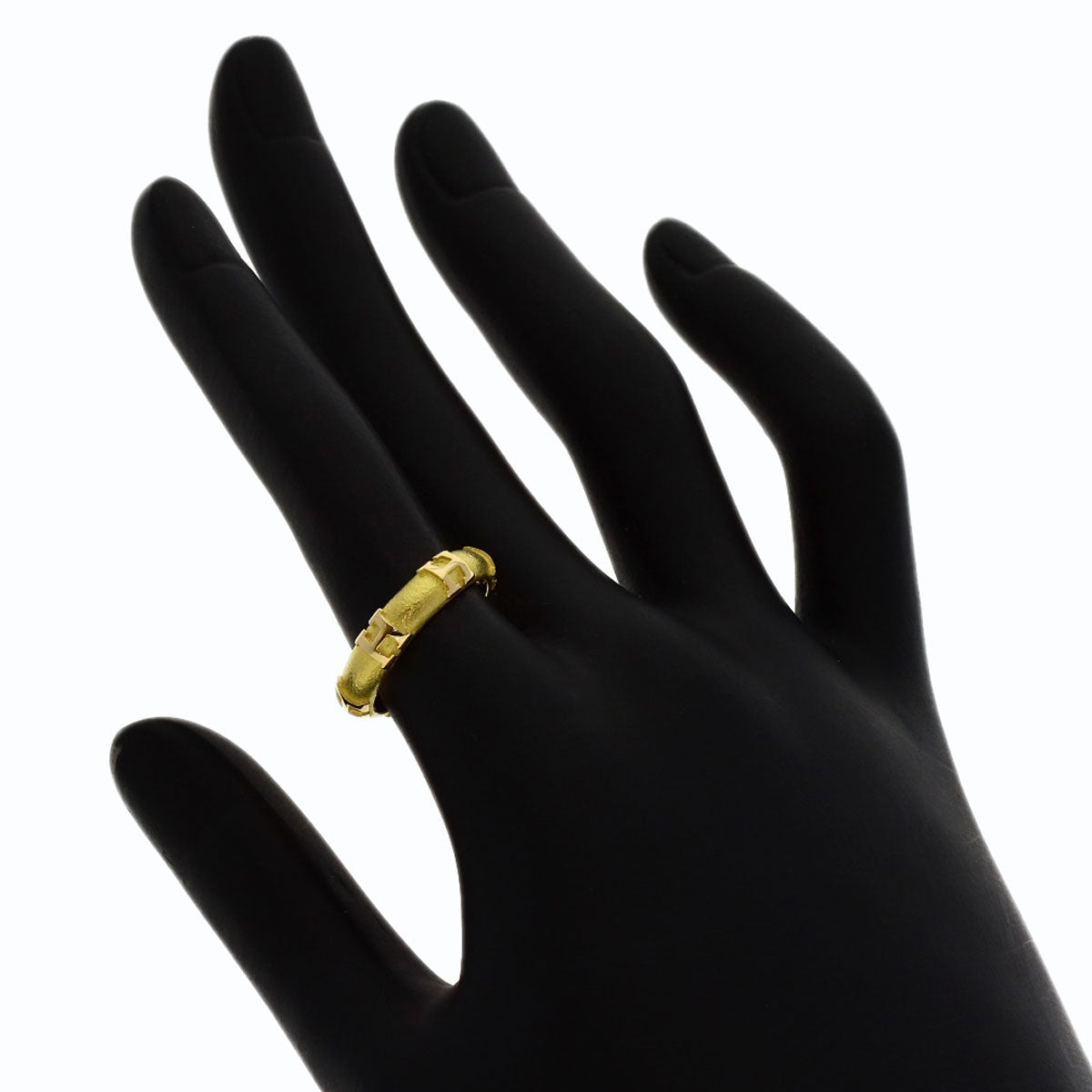 HERMES Fidelite Ring K18 Yellow Gold Ladies [Used]