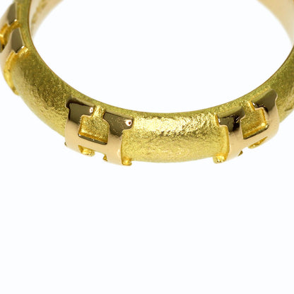 HERMES Fidelite Ring K18 Yellow Gold Ladies [Used]