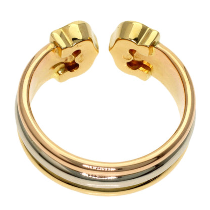 CARTIER 2C SM #48 Ring K18 Yellow Gold 18K Pink GoldLadies [Used]