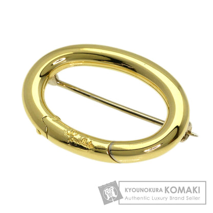 Pomellato Circle Design Brooch K18 Yellow Gold Ladies [Used]