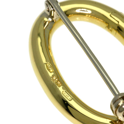 Pomellato Circle Design Brooch K18 Yellow Gold Ladies [Used]