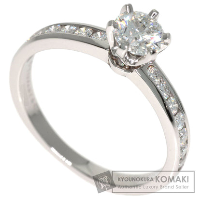 TIFFANY&Co. Solitaire Diamond Ring Platinum PT950 Ladies [Used]