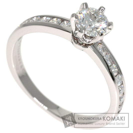 TIFFANY&Co. Solitaire Diamond Ring Platinum PT950 Ladies [Used]