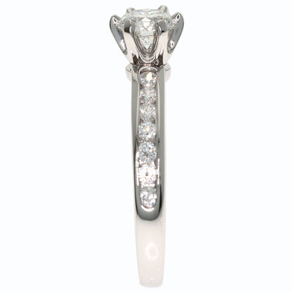 TIFFANY&Co. Solitaire Diamond Ring Platinum PT950 Ladies [Used]