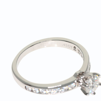 TIFFANY&Co. Solitaire Diamond Ring Platinum PT950 Ladies [Used]