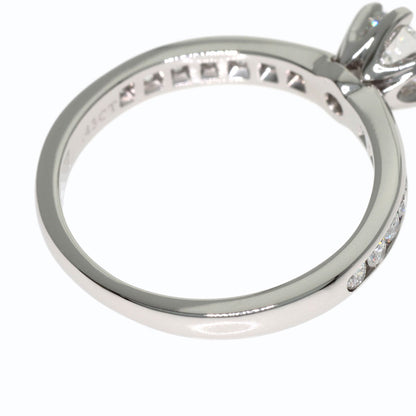 TIFFANY&Co. Solitaire Diamond Ring Platinum PT950 Ladies [Used]