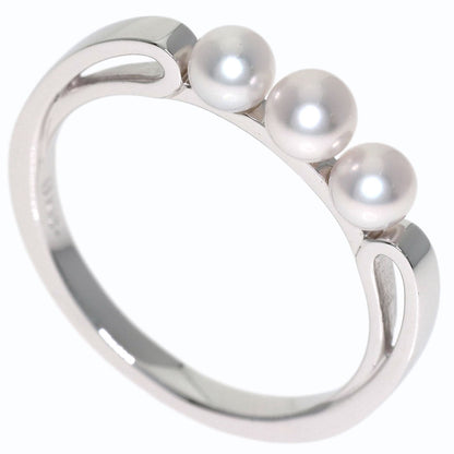 MIKIMOTO Baby pearl Pearl Ring K18 White Gold Ladies [Used]