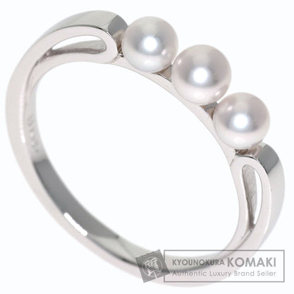 MIKIMOTO Baby pearl Pearl Ring K18 White Gold Ladies [Used]