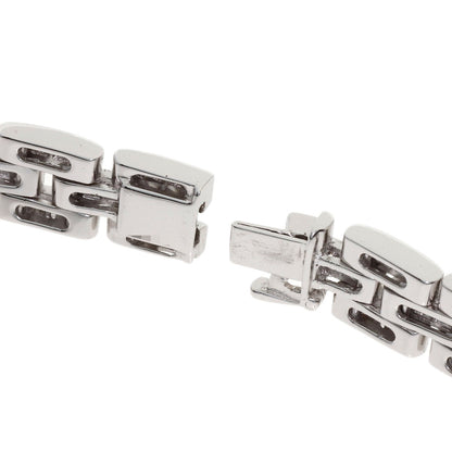 CARTIER Maillon Panthere Full Diamond Necklace K18 White Gold Ladies [Used]
