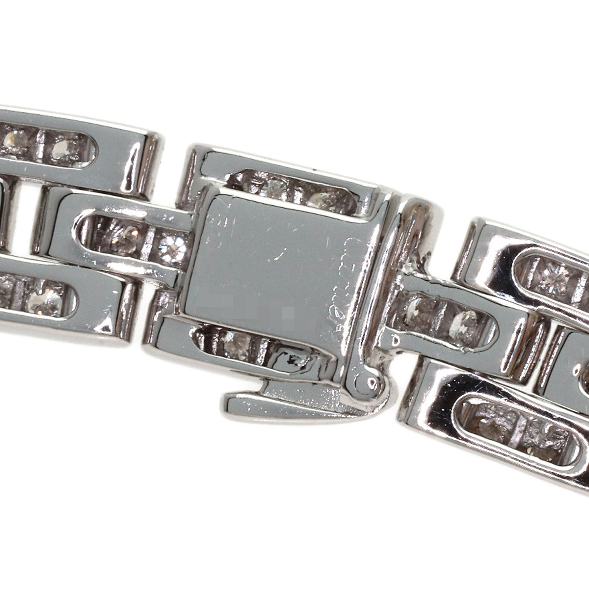 CARTIER Maillon Panthere Full Diamond Necklace K18 White Gold Ladies [Used]