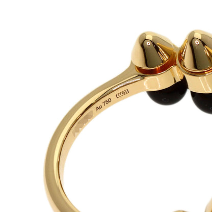 CARTIER Clash de Cartier Onyx Diamond #54 Ring K18 Pink Gold Ladies [Used]