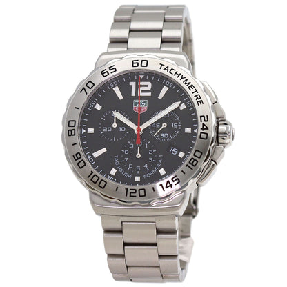 TAG HEUER FORMULA1 chronograph Watches CAU1112 Stainless Steel/Stainless Steel mens