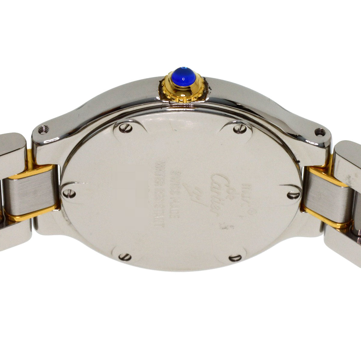 CARTIER Must21 Watches W10073R6 Stainless Steel/SSxGP Ladies